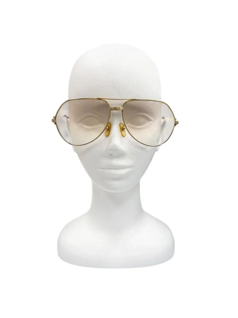 Cartier Vintage Vendome Teardrop Sunglasses Gold Bordeaux Eyewear